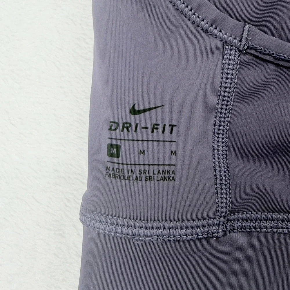 Nike Sports Bra Womens Medium Purple Excellent Dri-FIT Racerback Activewear